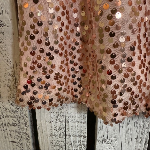 O PatPat Sequin Racer Back Tank Top Womens Size Small Y2K Festive Holiday Flirty - Picture 7 of 9